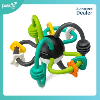 Infantino Shake Teether flexible rattle ball